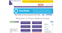 Desktop Screenshot of priorymedical.com